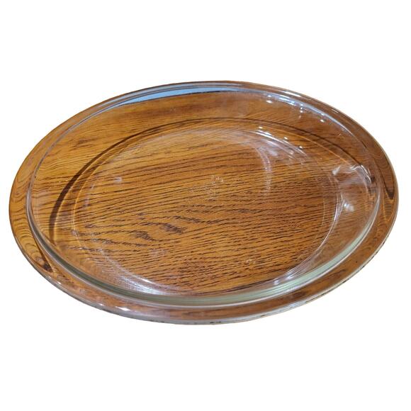 Vintage 209 Pyrex 9.5" Pie Dish Plate Pan Clear Glass Made USA - Picture 4 of 12